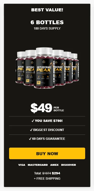 Strong Peak 6 bottle Price