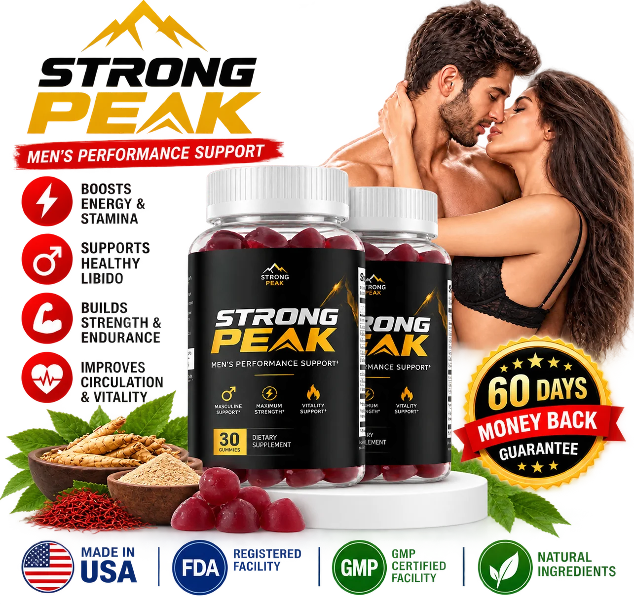 Strong Peak Male Wellness Supplement